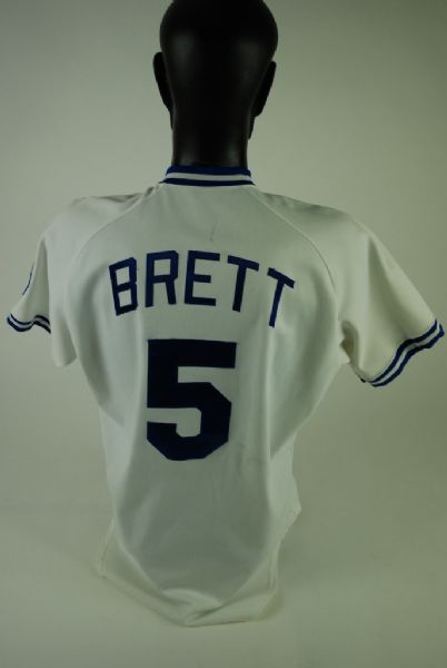 George Brett 1988 Game Used Kansas City Royals Jersey GU 7.5